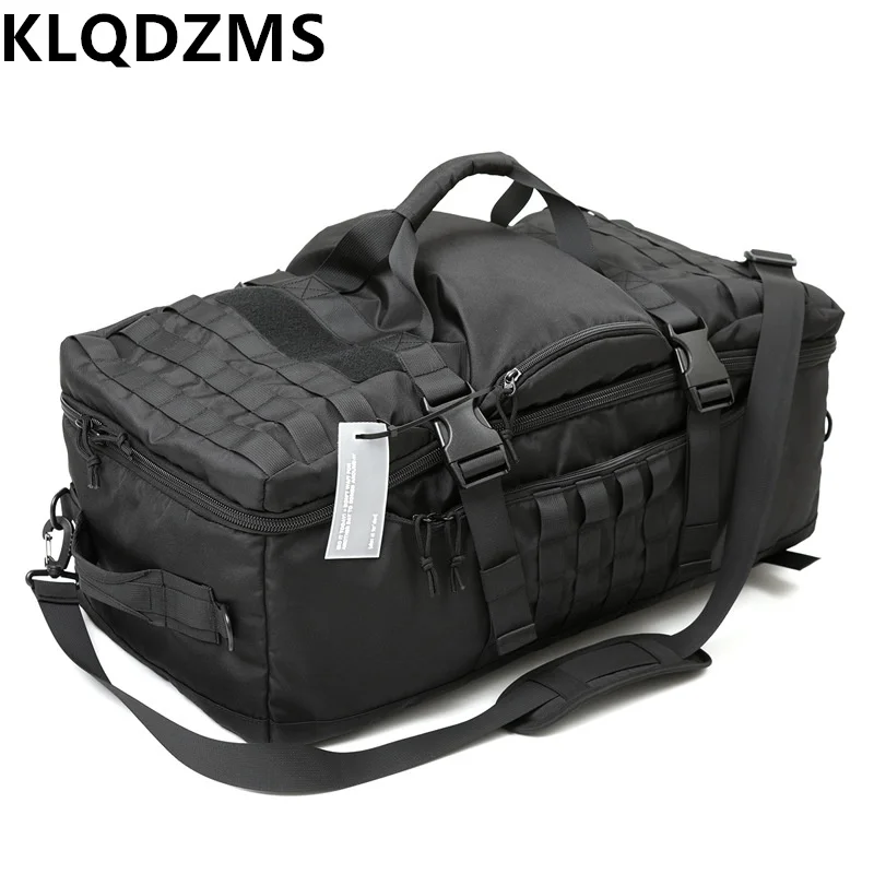 KLQDZMS Oxford Cloth Motorcycle Practical Backpack Motorcycle Riding Bag Unisex Large Capacity Lightweight Riding Backpack