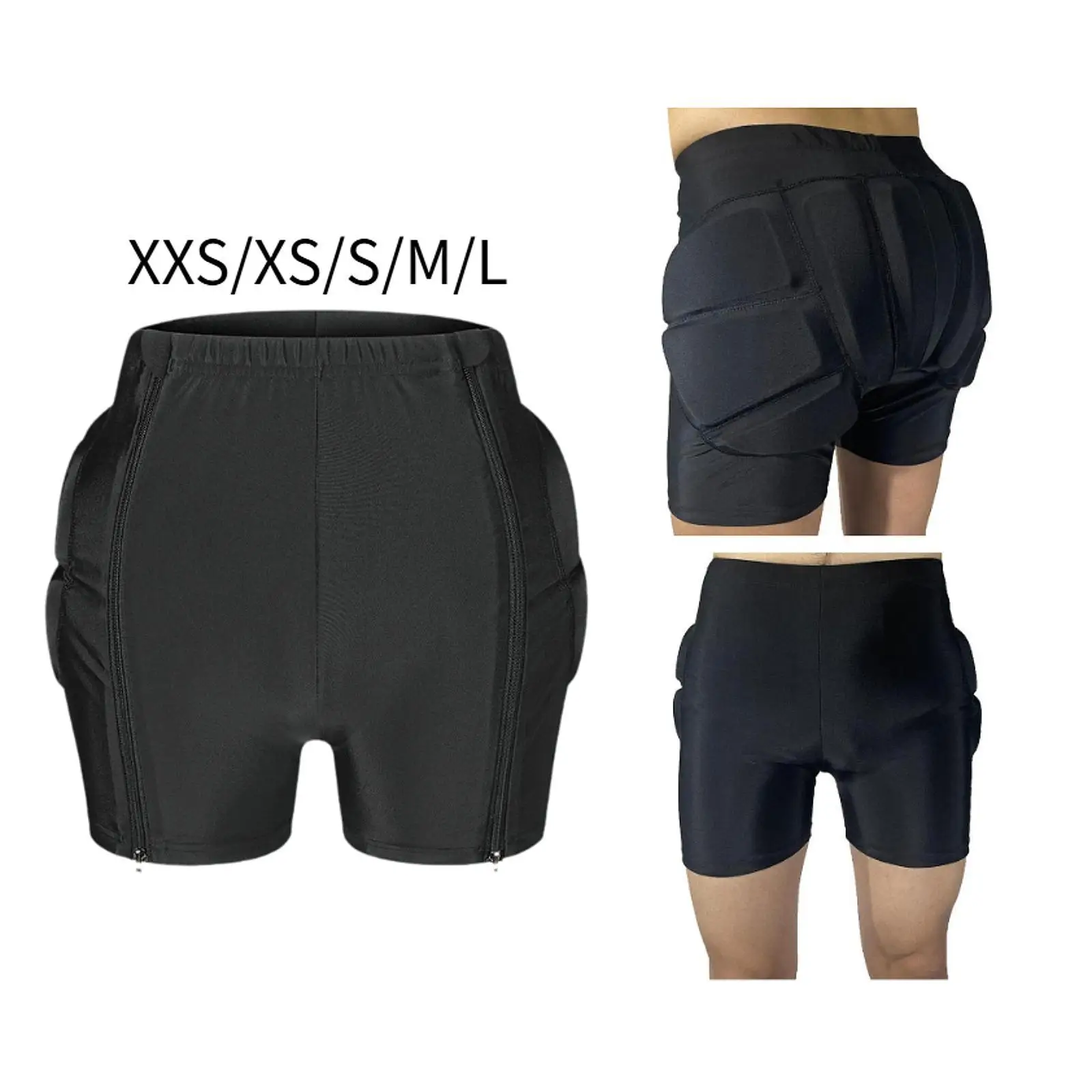 

Kids Butt Pad Shorts Hip Tailbone Protector Breathable Crash Pad Pants for