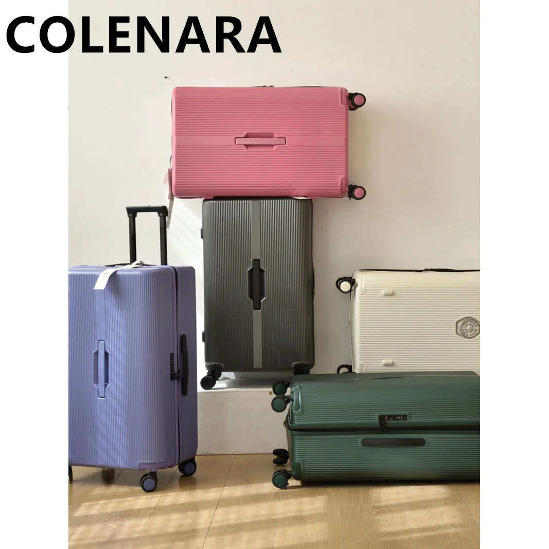 COLENARA Luggage Travel Bag PC Boarding Box Large Capacity Trolley Case 20"24"28 Inch Password Box Carry-on Travel Suitcase