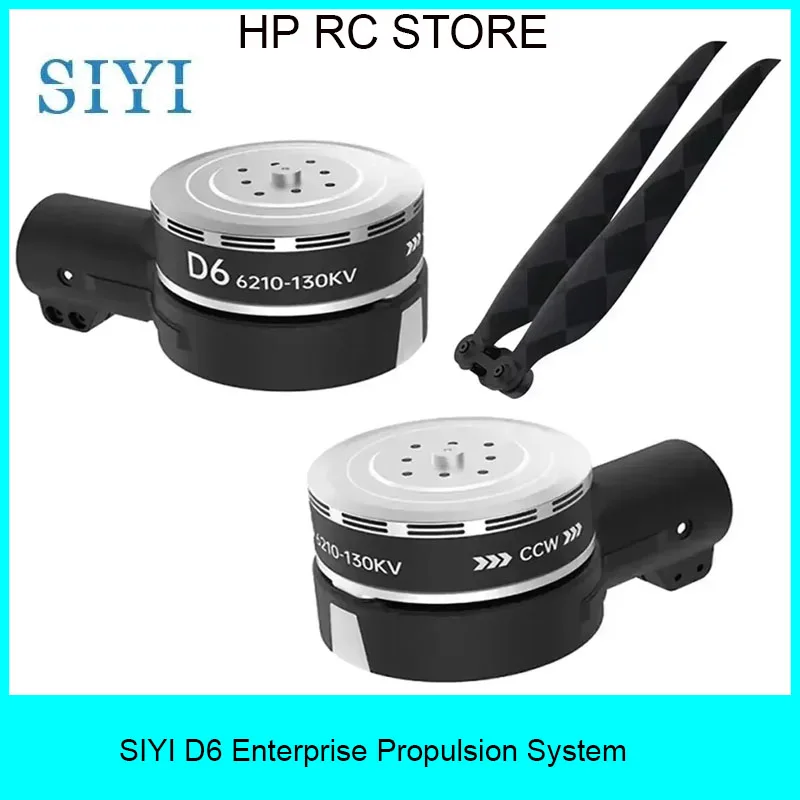 

SIYI New D6 Enterprise Propulsion System – Integrated Brushless ESC, for Straight/Foldable Props, Industrial Power Motor