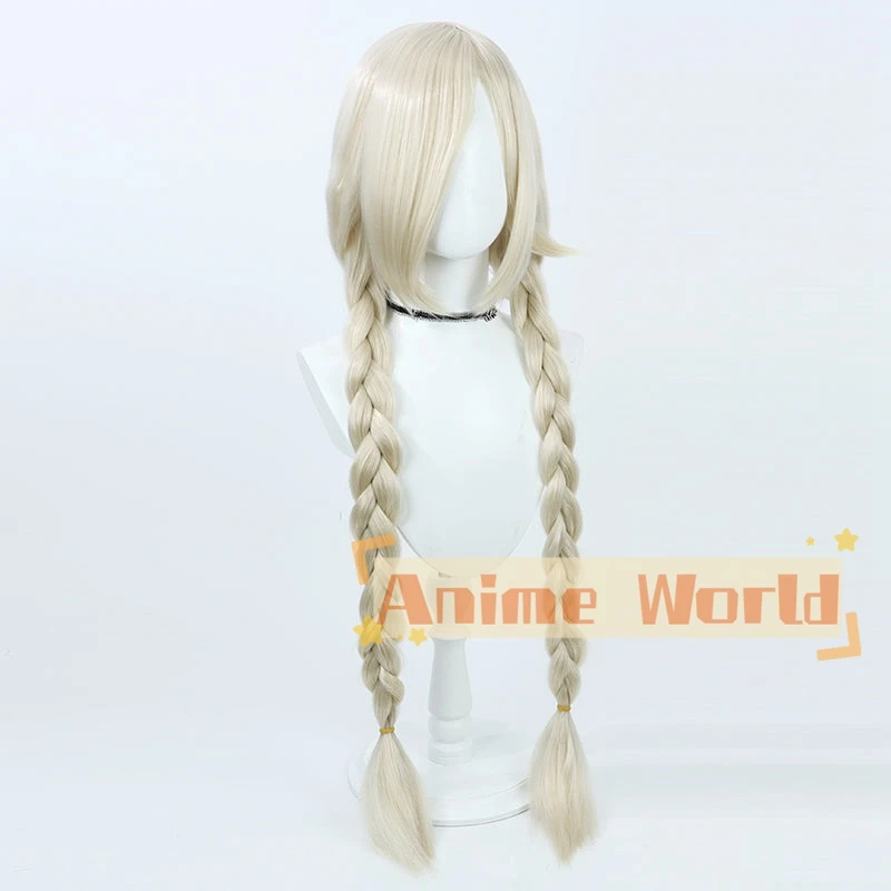 Azur Lane Owari Peluca de Cosplay, pelo sintético de Halloween, calor