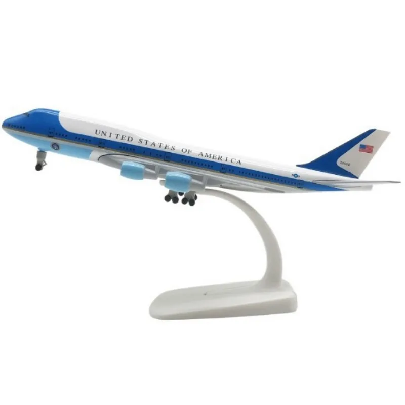 roba cool giocattolo auto regalo divertente-stile caldo 20 cm lega Air Force 1 B747-400 modello di aereo, ornamento di raccolta, giocattoli kawaii per ragazzi