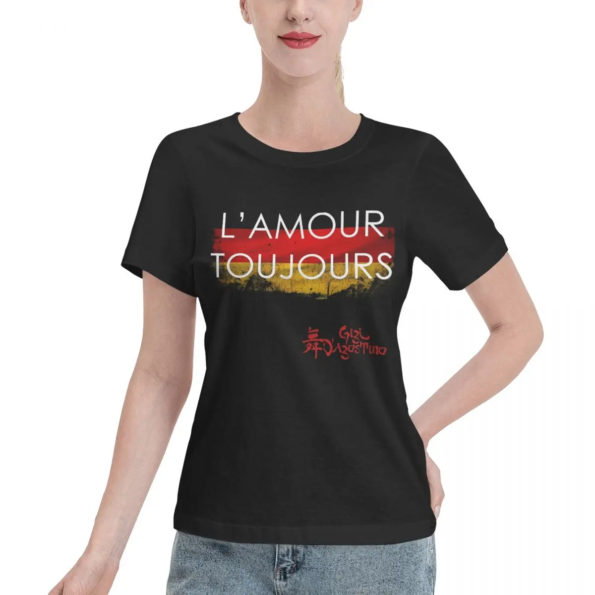 All Body Type Gigi D Agostino - L Amour Toujours For German Fans Women's T-shirt Minimalist Chic Non Shrink Tshirt