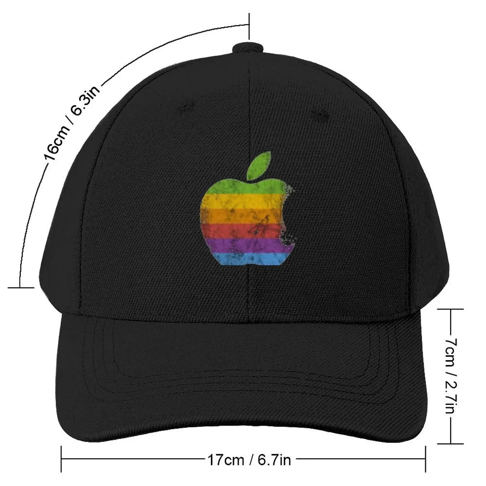 Apple Retro Logo Classic Baseball Cap Brand Man cap Military Cap Man Sun Hat For Children Women's Beach Outlet 2024 Men's