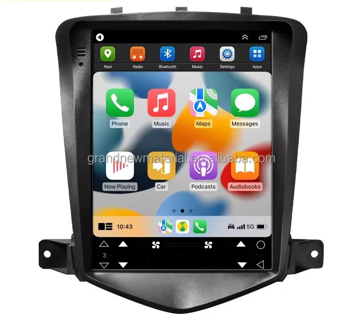 

9,7-дюймовый двойной Din CarPlay радио Android Auto беспроводной Carplay Canbus с радиатором для Chevrolet Cruze 2008-2012