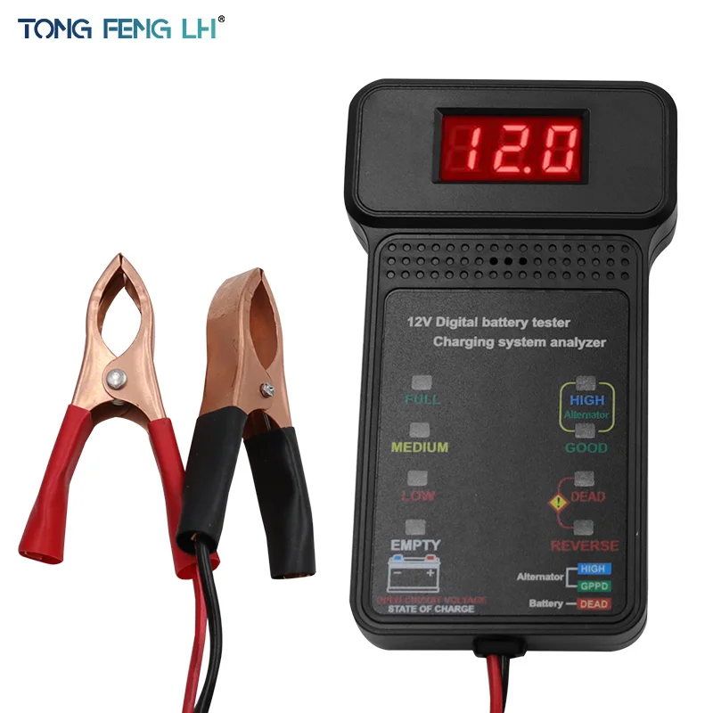 12V Battery Tester 100-2000CCA Car Electric Quantity Detector Diagnostic Tool