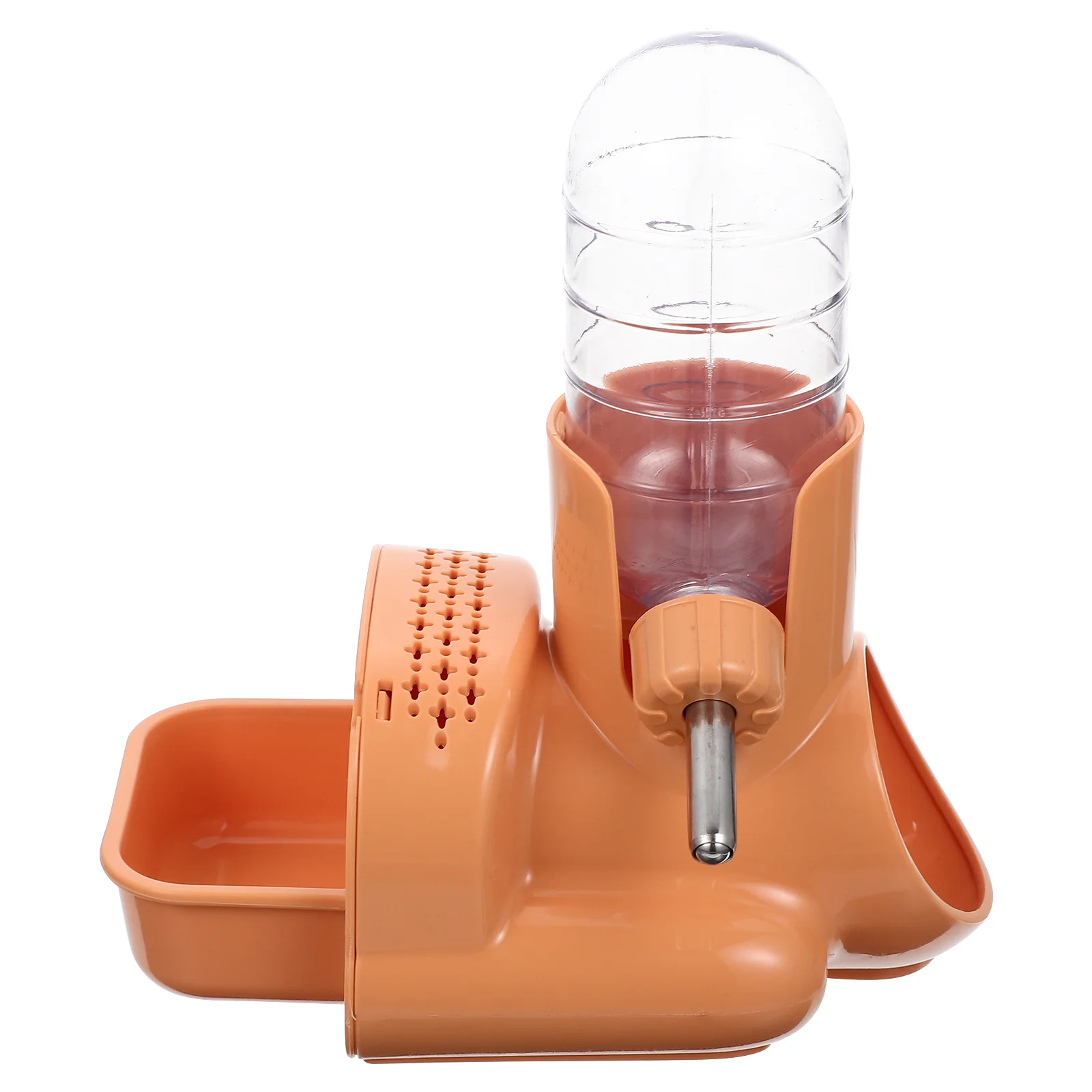 Professional Hamster Feeder Multi-Function Water Bottle Non-Slip Bottom Design Easy Clean Disassemble Leakproof Screw Lid