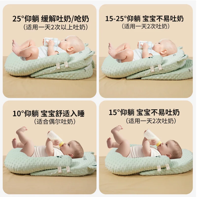 وسادة مضادة للانسكاب ومضادة للاختناق لحديثي الولادة جهاز تغذية الرضاعة الطبيعية وسادة مستلق للأطفال تمنع تنظيم الحليب #2