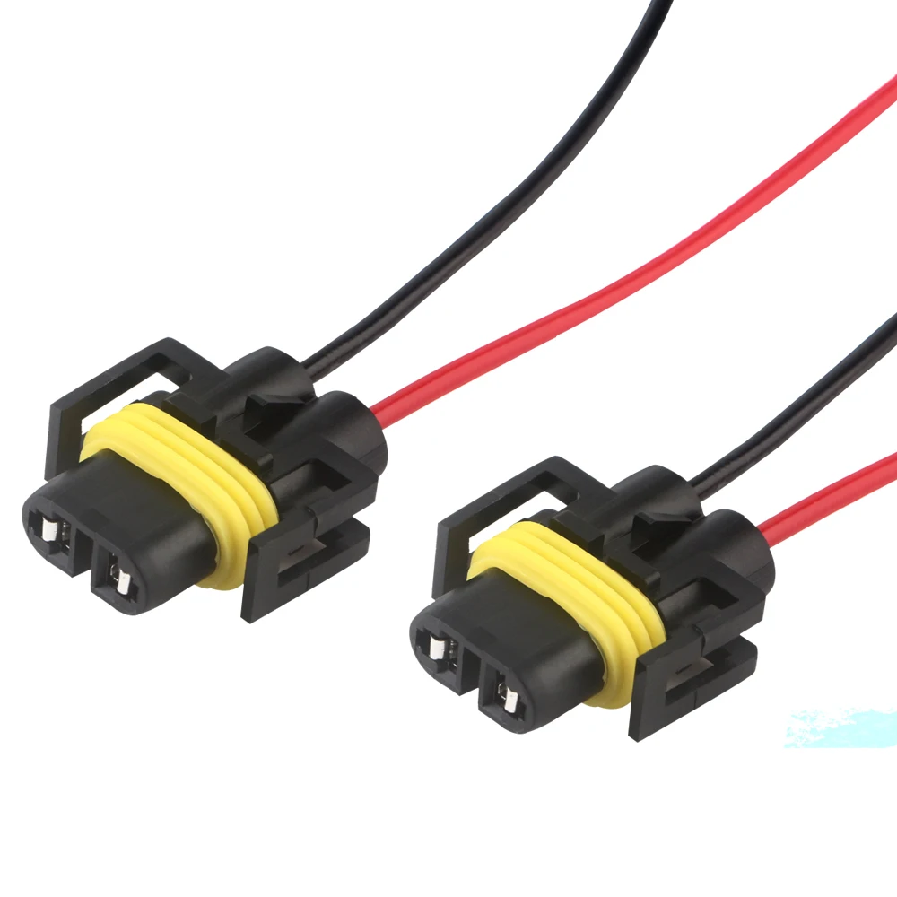 2PCS H11 Wiring Harness Socket Car Wire Connector Cable Plug Adapter for Foglight Head Light Lamp Bulb Light Car Accessories