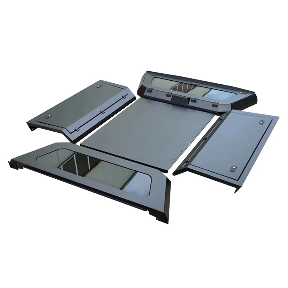 For4x4 Offroad Waterproof Camper Shell Truck Cap Cargo Storage Solution Aluminum Height Canopy Topper for Nissan Frontier 6Ft