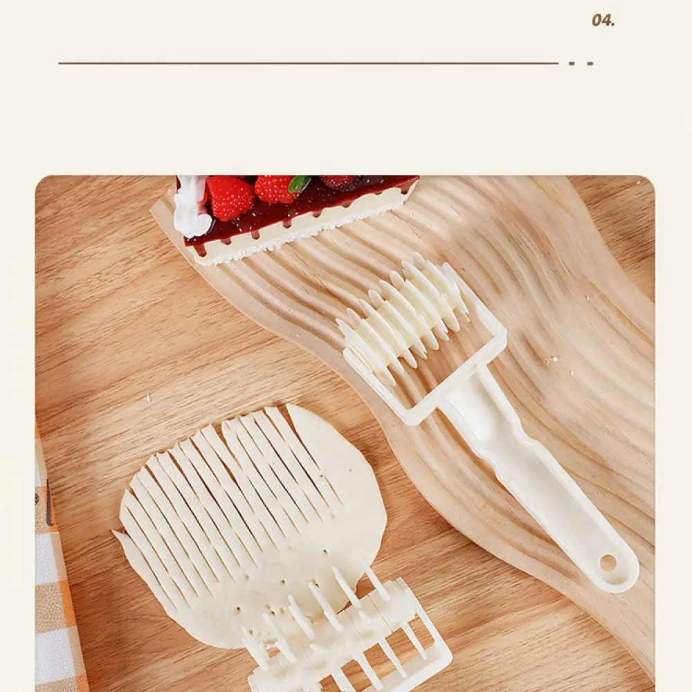 Pizza Roller Cutter Dough Docker Bread Hole Puncher Plastic Pastry Baking Gadget For Simple Cookie Cracker Art