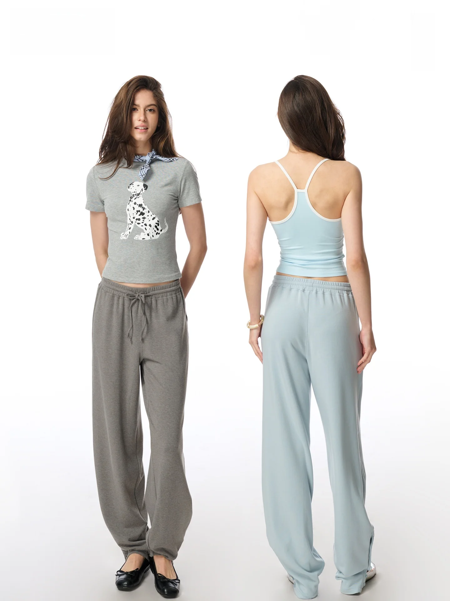 

Женские вязаные повседневные брюки Yuuue с завязками, свободные, прямого кроя, с эффектом похудения, драпированные, уличный стиль, с высокой эластичностью