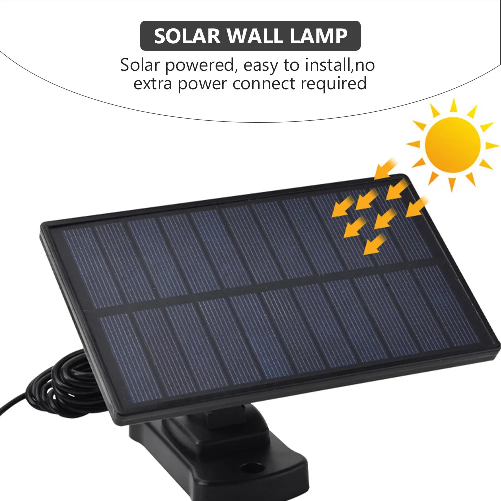 

1pc Solar Light Wall Light Outdoor Waterproof Motion Sensor For Garden Yard Solar Powered Wall Lamp No Wiring