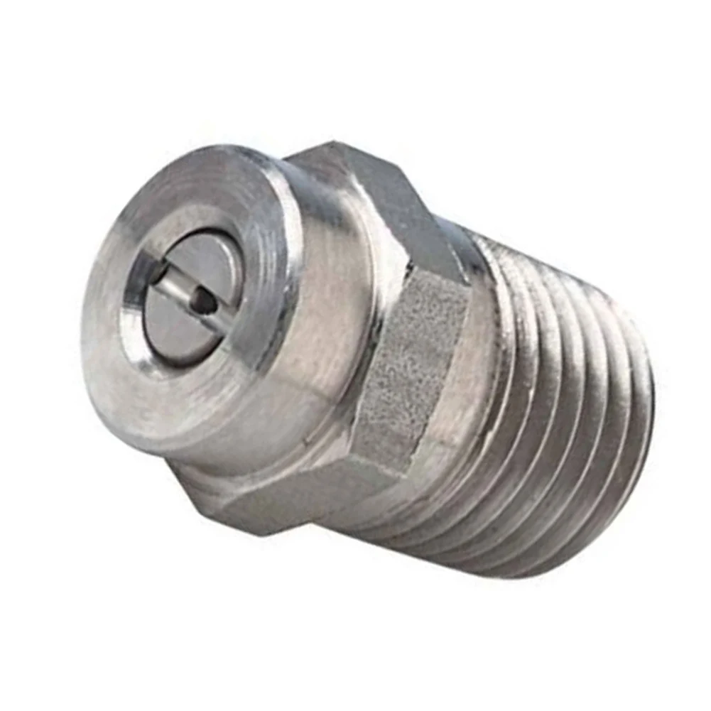 Garden Tool Cleaning Nozzle For Water Pipe Cleaning 0° 1/4 Thread 15° Cleaning Nozzle High Quality Spare Parts image 3