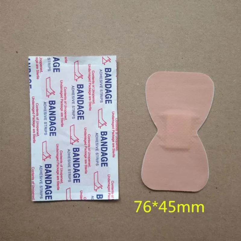 100pcs 76x45mm motyl plaster czubkiem palca PE bandaże ochronne apteczka akcesoria