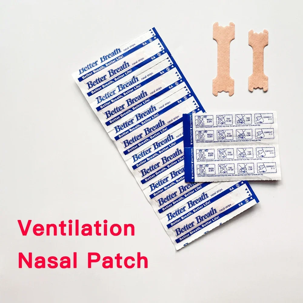 Anti-Snoring Patch Nasal Strips Stuffy Nose Good Sleeping Stop Snoring Nose Patches for Adults Children Anti-Snore Care Stickers