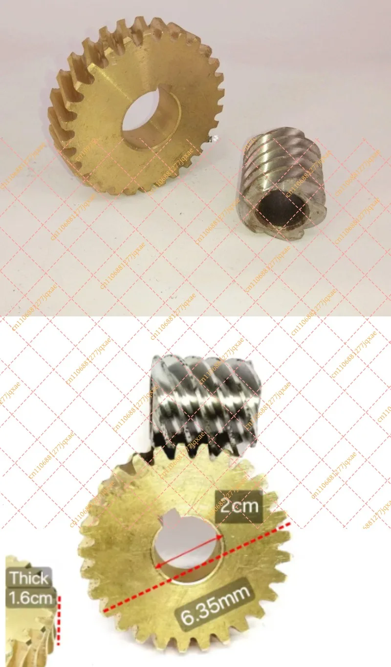 

Lifeng B20 B25 B30 mixer 29-tooth copper gear, worm gear and worm set LF egg beater accessories