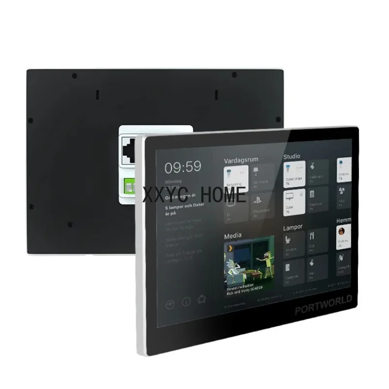 Smart home tablet 10 inch inwall mount Android 11 Home touch panel with RS485 port