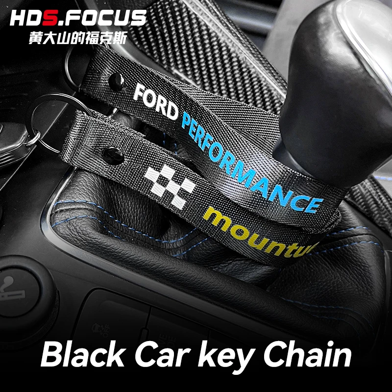 FORD PERFORMANCE mountune Car Key Chain Keychain Key Ring for Ford Focus Fiesta Mondeo EDGE Key Pendant