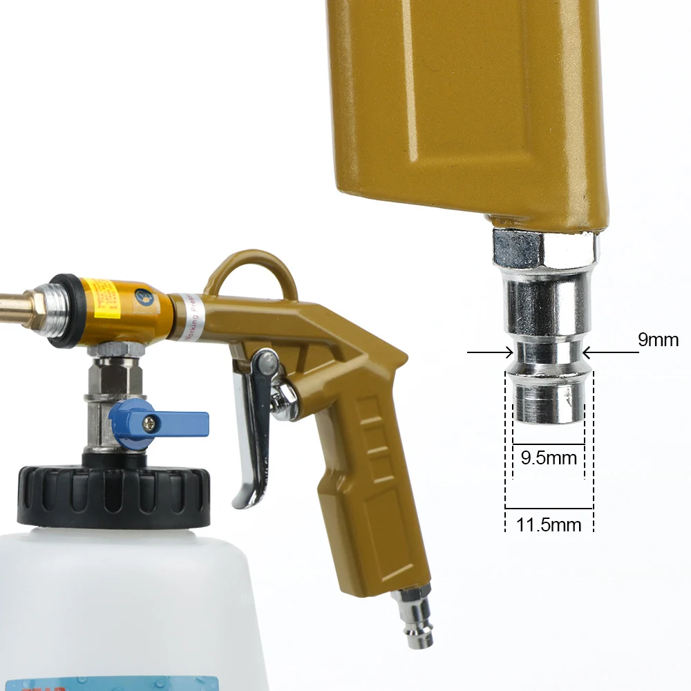 Car Wash Gun High Pressure Car Washer Dry Cleaning Gun Spray Nozzle Deep Clean Pneumatic Dust Remover