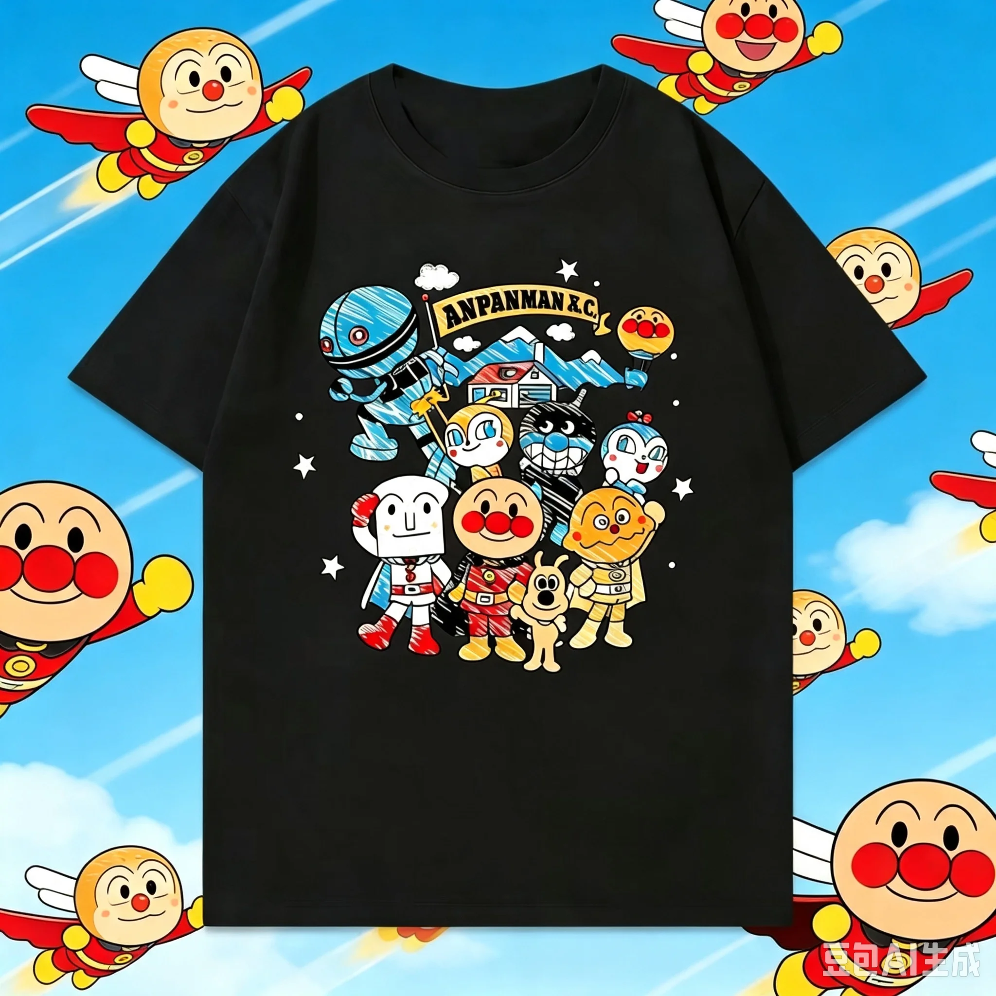 camiseta-vintage-com-estampa-de-amigos-a-anpanman-harajuku-streetwear-desenho-animado-engracado-gola-redonda-camisetas-masculinas-yk2-camisetas-femininas