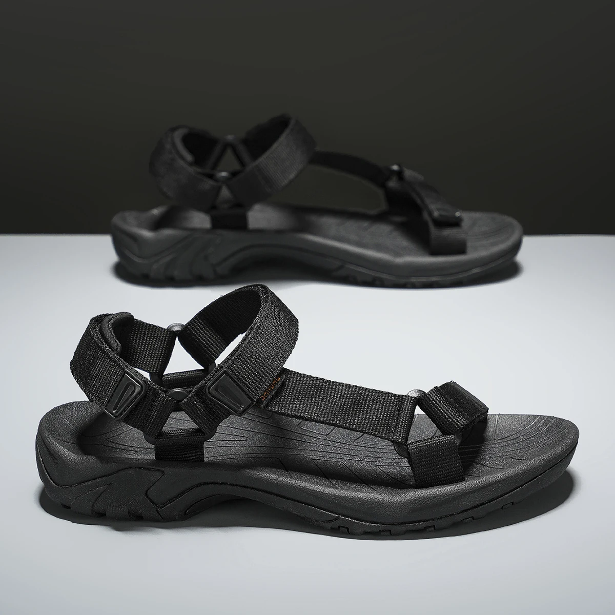 Herren Casual Sport-Sandalen Outdoor-Wandersandalen Komfortable Rutschfeste Strand- und Trekking-Sandalen Übergröße Verstellbar – Detail 10