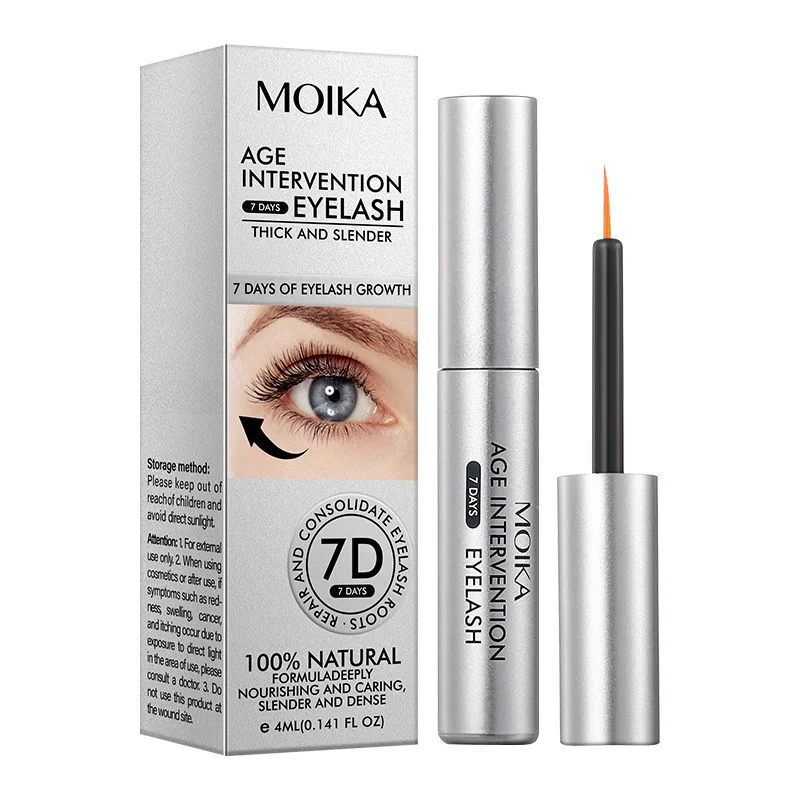 1 Stück Wimpernernährungslösung dick, schlank, lang, nährend und nährend Wimpernbasis Reparatur natürliches transparentes Serum 4 ml
