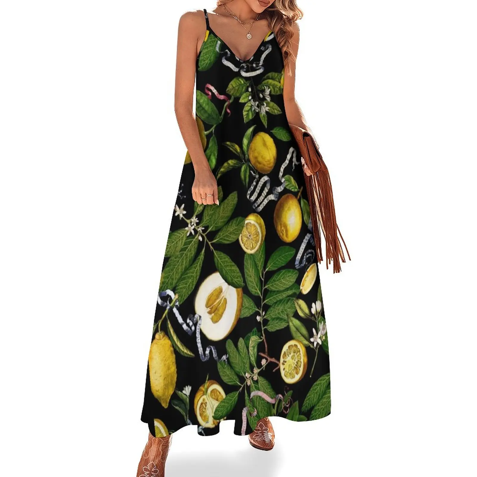 

Lemon Tree - Black Sleeveless Dress Clothing female evening dresses ladies Woman clothing women formal occasion dresses