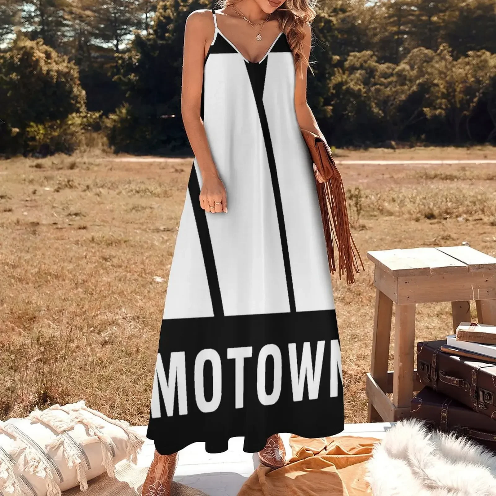 Motown Records is an American record label owned by the Universal Music Group Sleeveless Dress women's summer dresses 2024 Dress