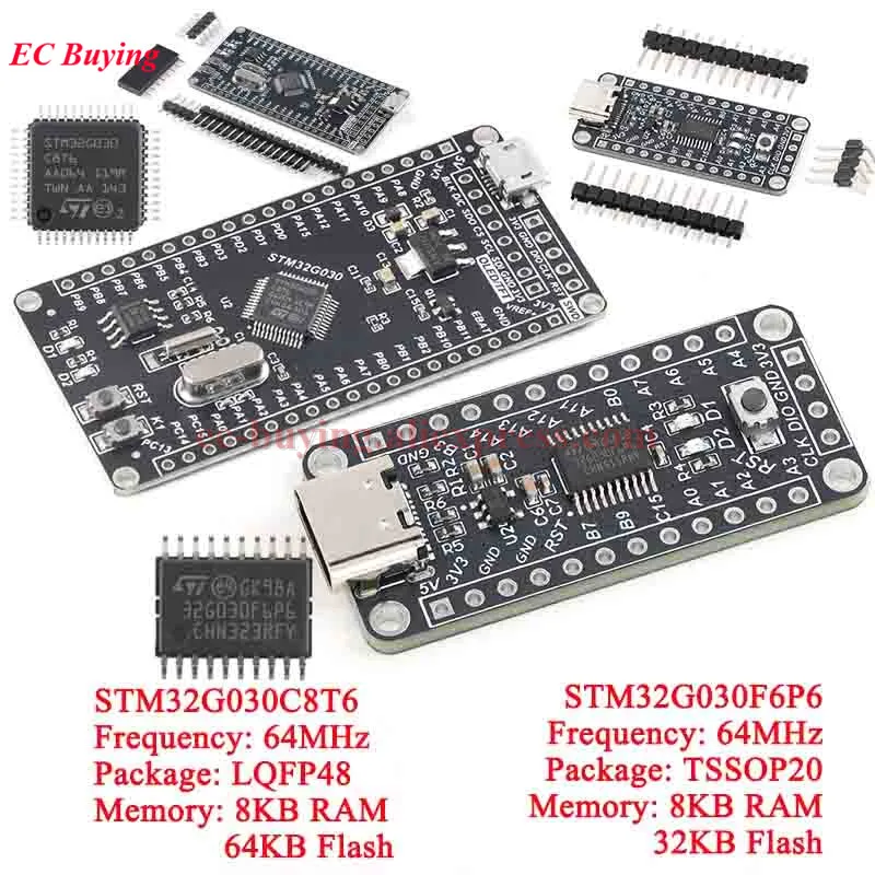 STM32G030F6P6 STM32G030C8T6 Mini Development System Board Module STM32G030 STM32 G030 MCU M0 Microcontroller Core Learning Chip