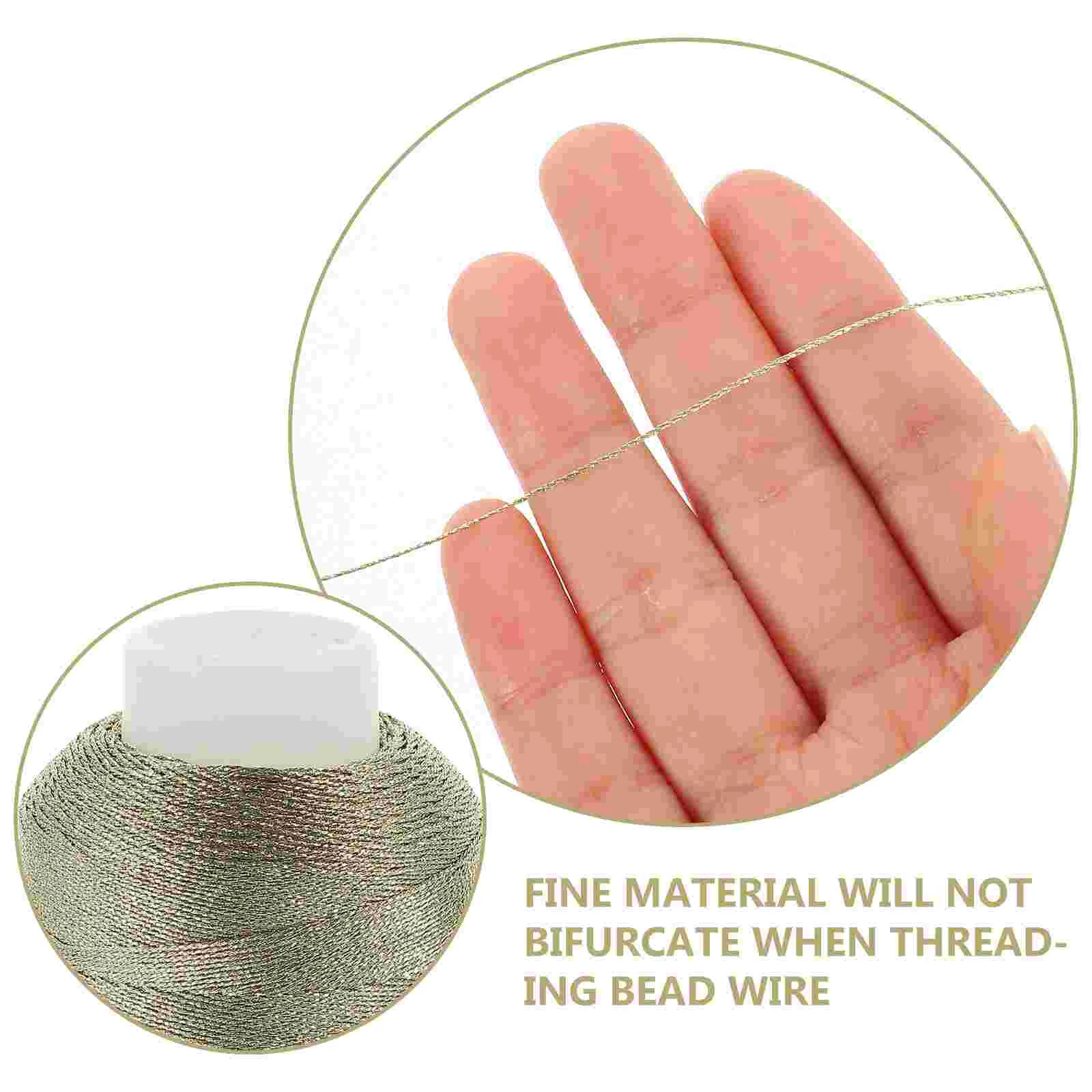 Braided Wire Craft Making Beading Rope Sculpting to Weave Beaded DIY Jewelry Bracelet Yarns