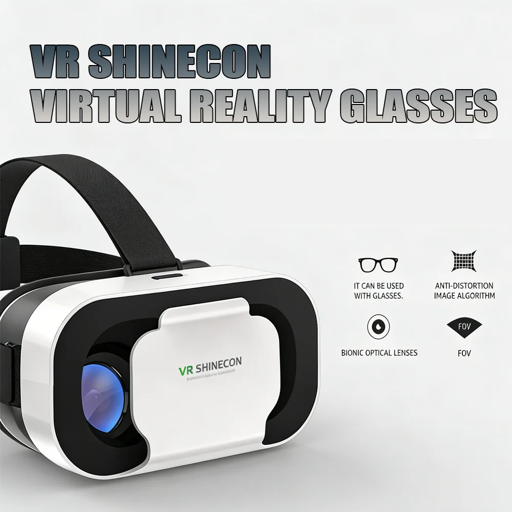 Gafas 3D VR de realidad virtual, lentes para casco inteligente, dispositivos de realidad virtual para teléfonos celulares, smartphones y visualizadores.