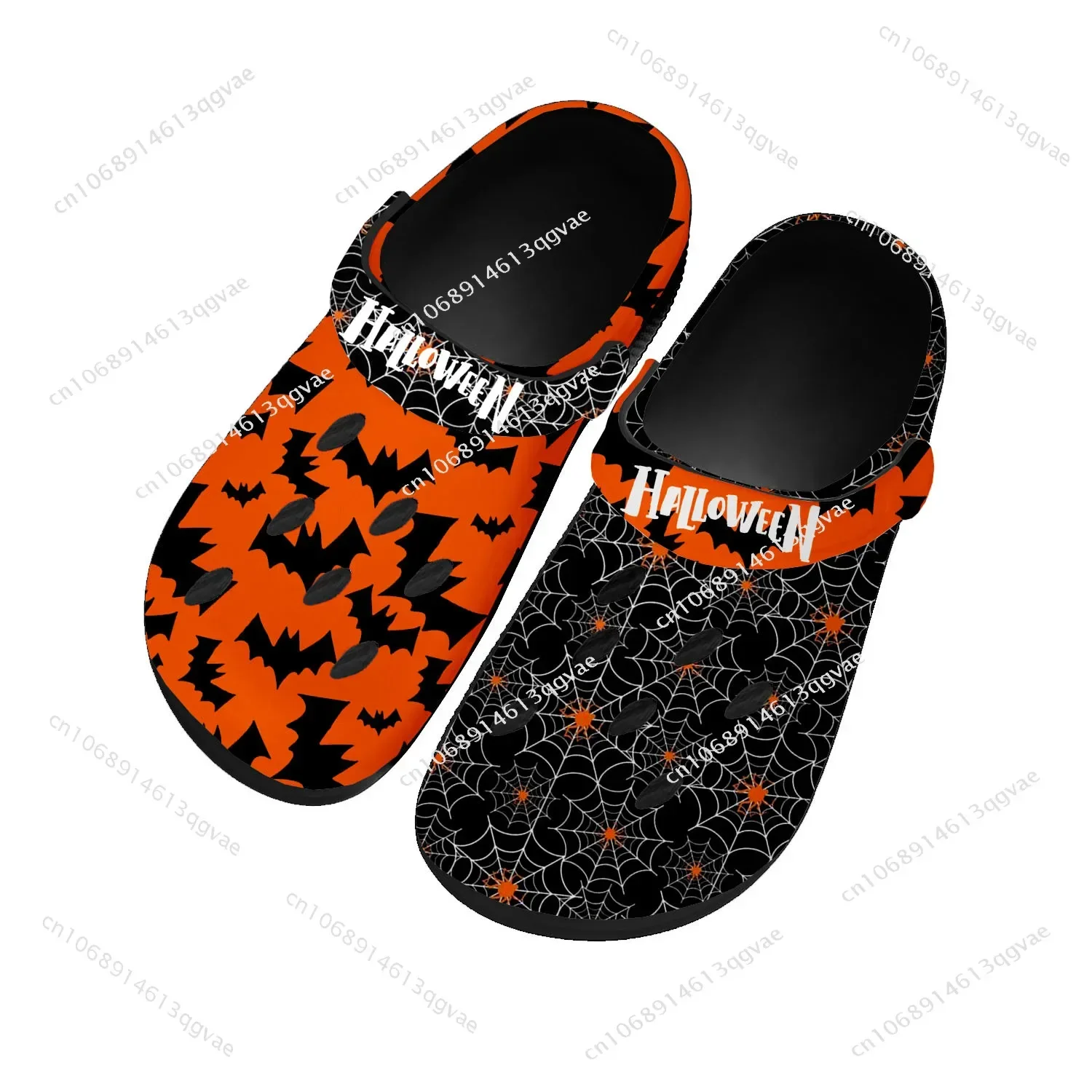 

Halloween Pumpkin Home Clog Mens Women Youth Boy Girl Sandals DIY Garden Bespoke Home Clog Customize Shoe Beach Hole Slippers