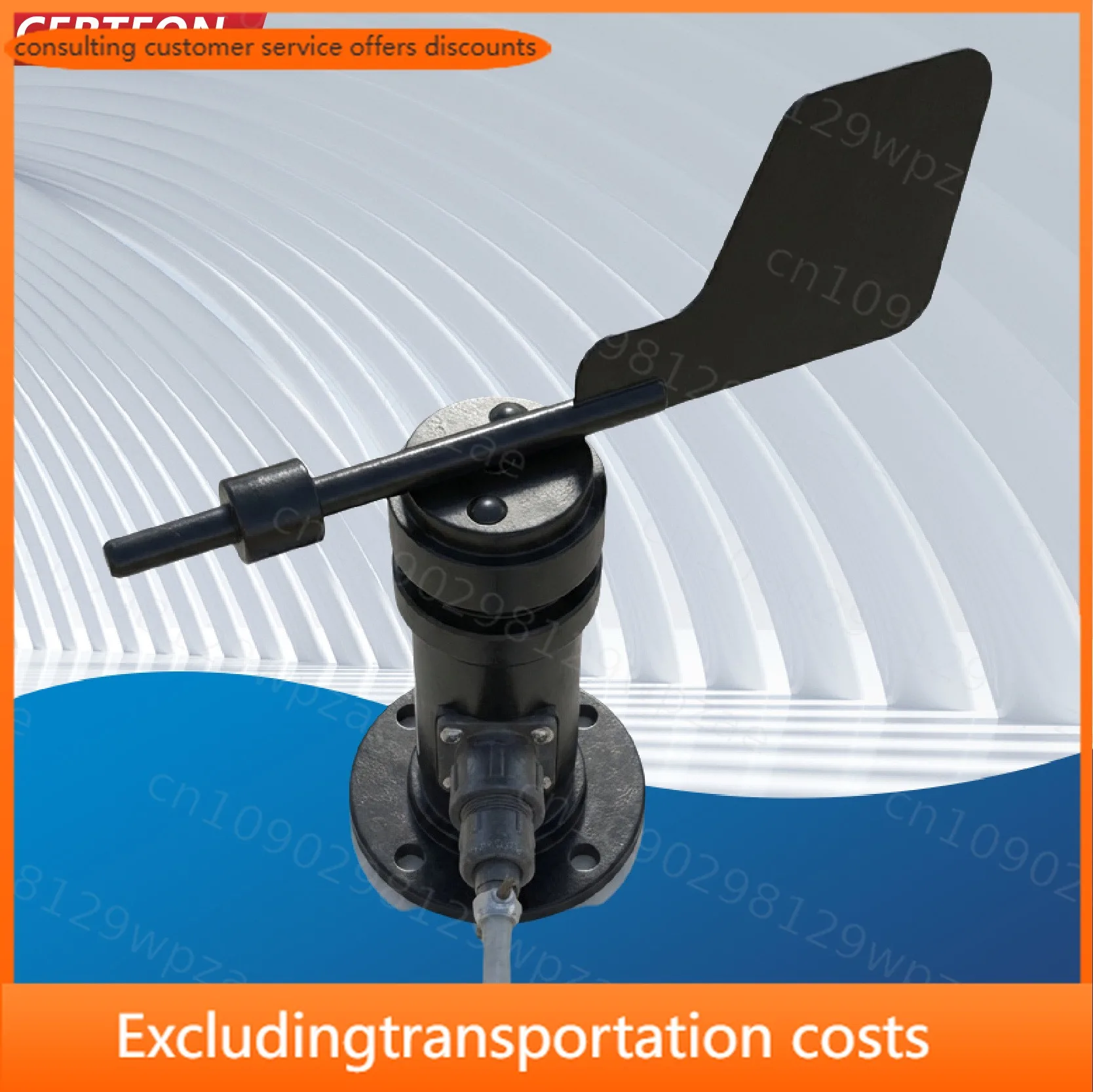 RS485 Modbus Weather Station Wind Speed Sensor with 360° Wind Vane Wind Direction Sensor Outdoor Anemometer Module