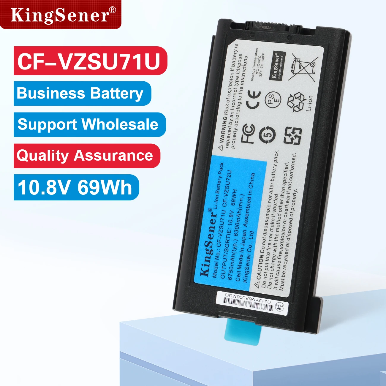 KingSener CF-VZSU72U CF-VZSU71U Laptop Battery For Panasonic Toughbook CF-30 CF-31 CF-53 CF-VZSU46UR CF-VZSU46U 10.8V 6750mAh
