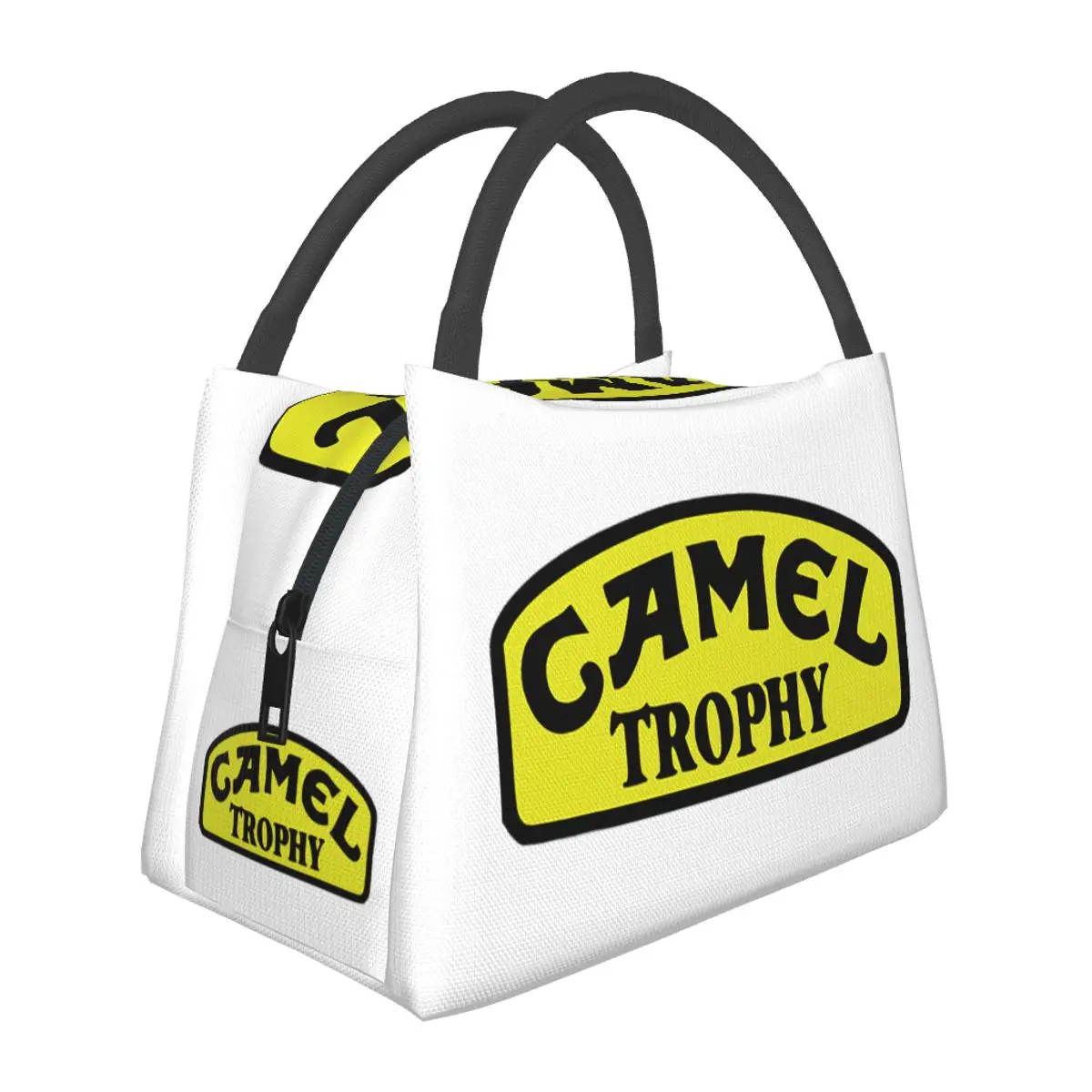 Camel Trophy Lunch Bags Insulated Bento Box Waterproof Lunch Tote Picnic Bags Cooler Thermal Bag for Woman Kids Work