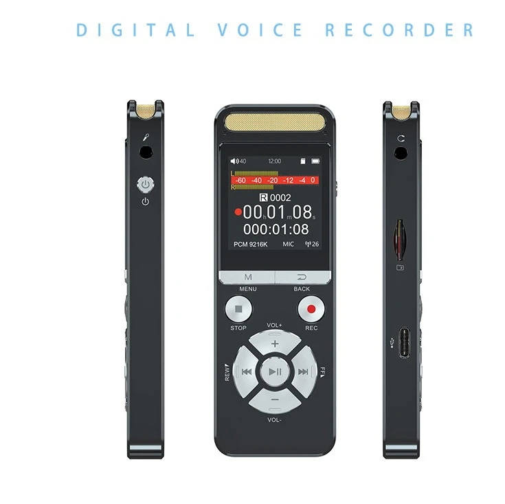 AI noise reduction recorder high definition noise reduction learning conference portable intelligent digital recording