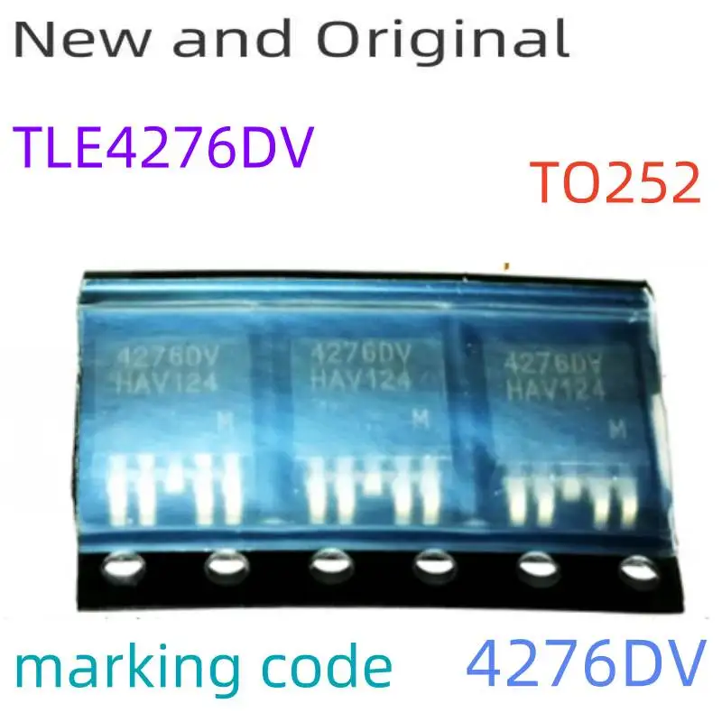 

TLE4276DV TO252 40V 400mA Low-Drop Voltage Regulator marking code 4276DV