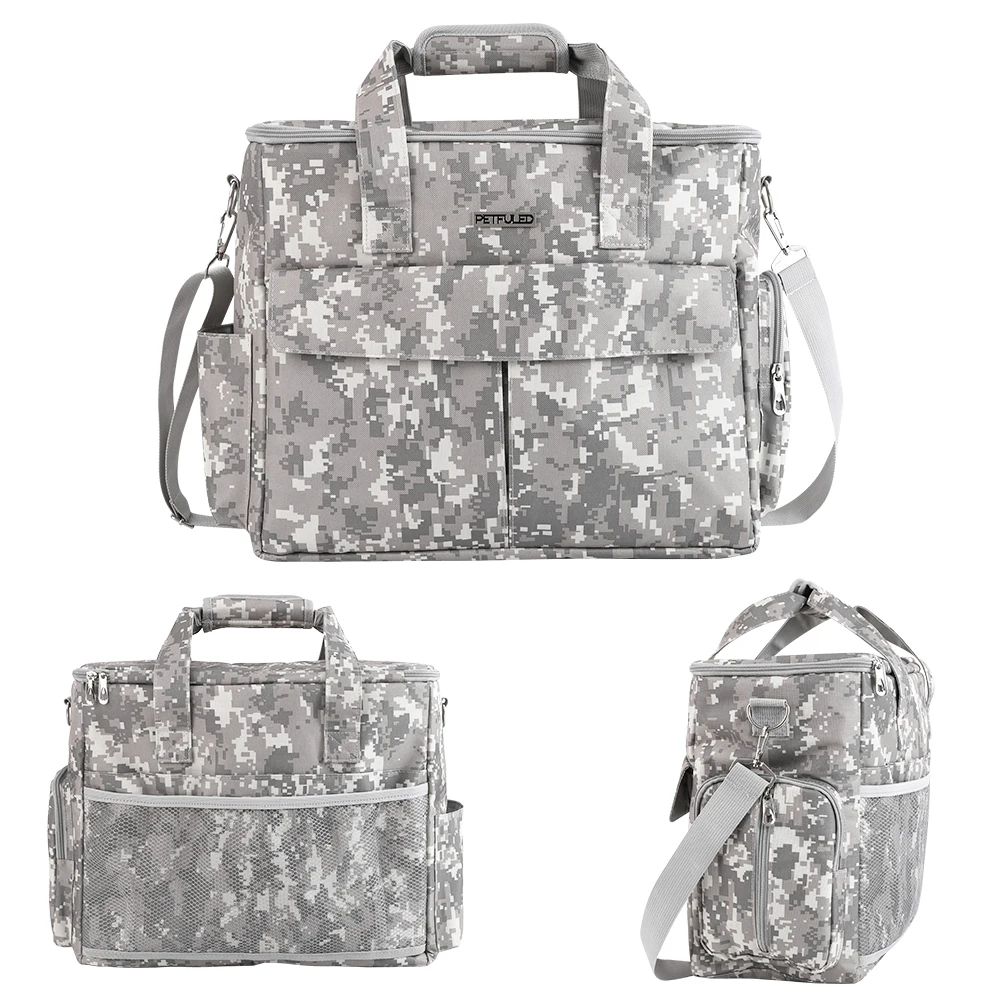 Bolsa de viaje para gatos y perros con almohadilla, cuenco y pienso - imagen 2