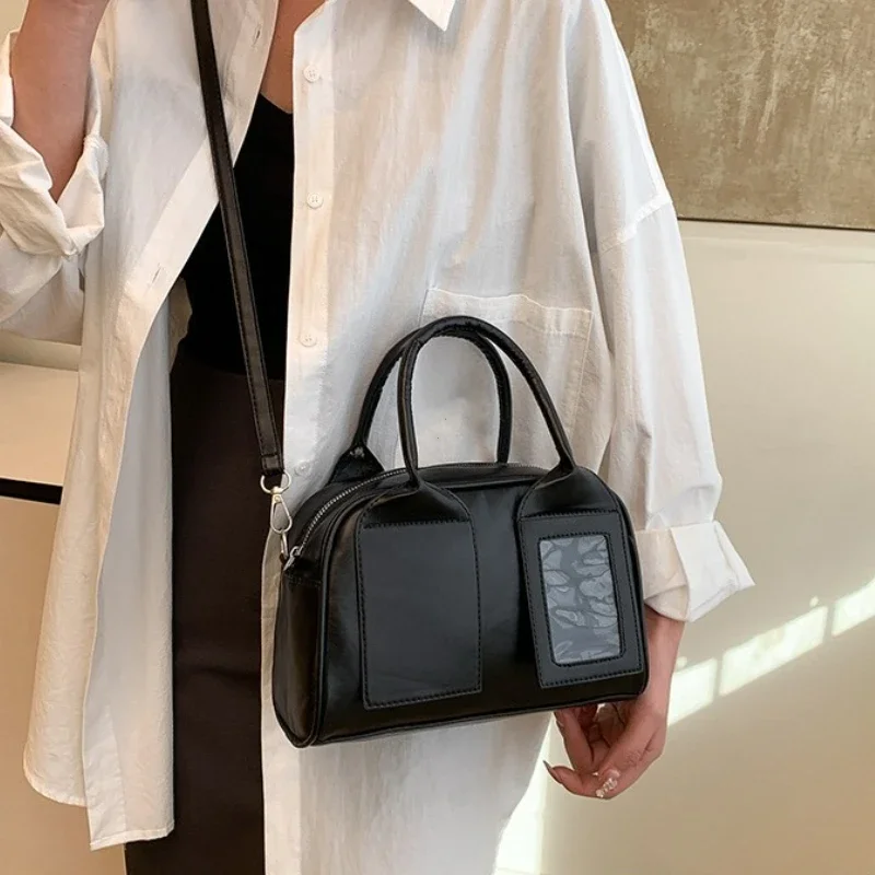 2025 nova y2k harajuku bolsa de ombro feminina coreano transparente ita saco crossbody feminino designer japonês tendência bolsa