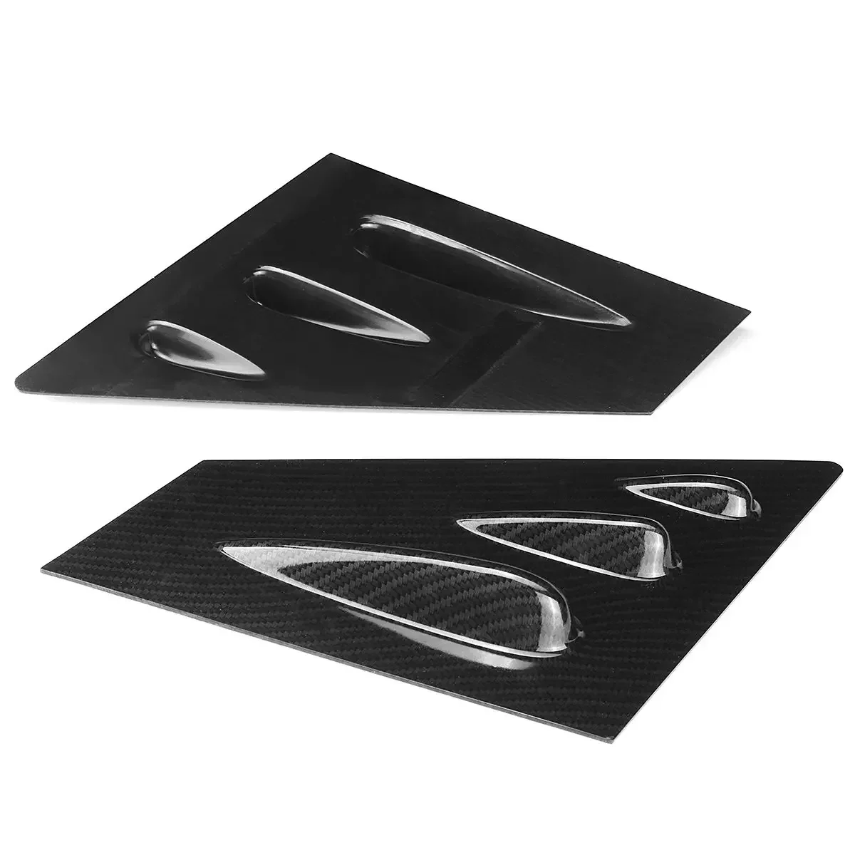 Carbon Fiber Look A Pair Car Front Window Louver Side Vent For Subaru WRX STI 2015 2016 2017 2018 Window Louver Scoop Cover Vent