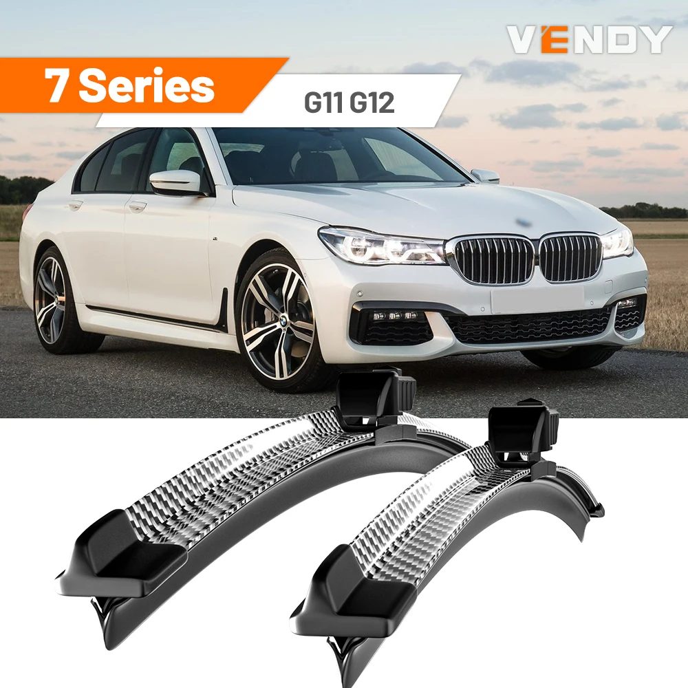 Für BMW 7 Serie G11 G12 2015-2022 2016 2017 2018 2019 2020 2021 2 stücke Frontscheibe Wischer klingen ScheibenwischerFront Winde