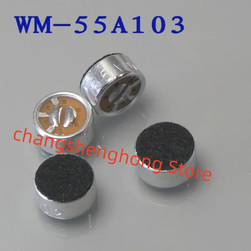 

10pcs New original Model WM-55A103 capacitive microphone head points to electret microphone head