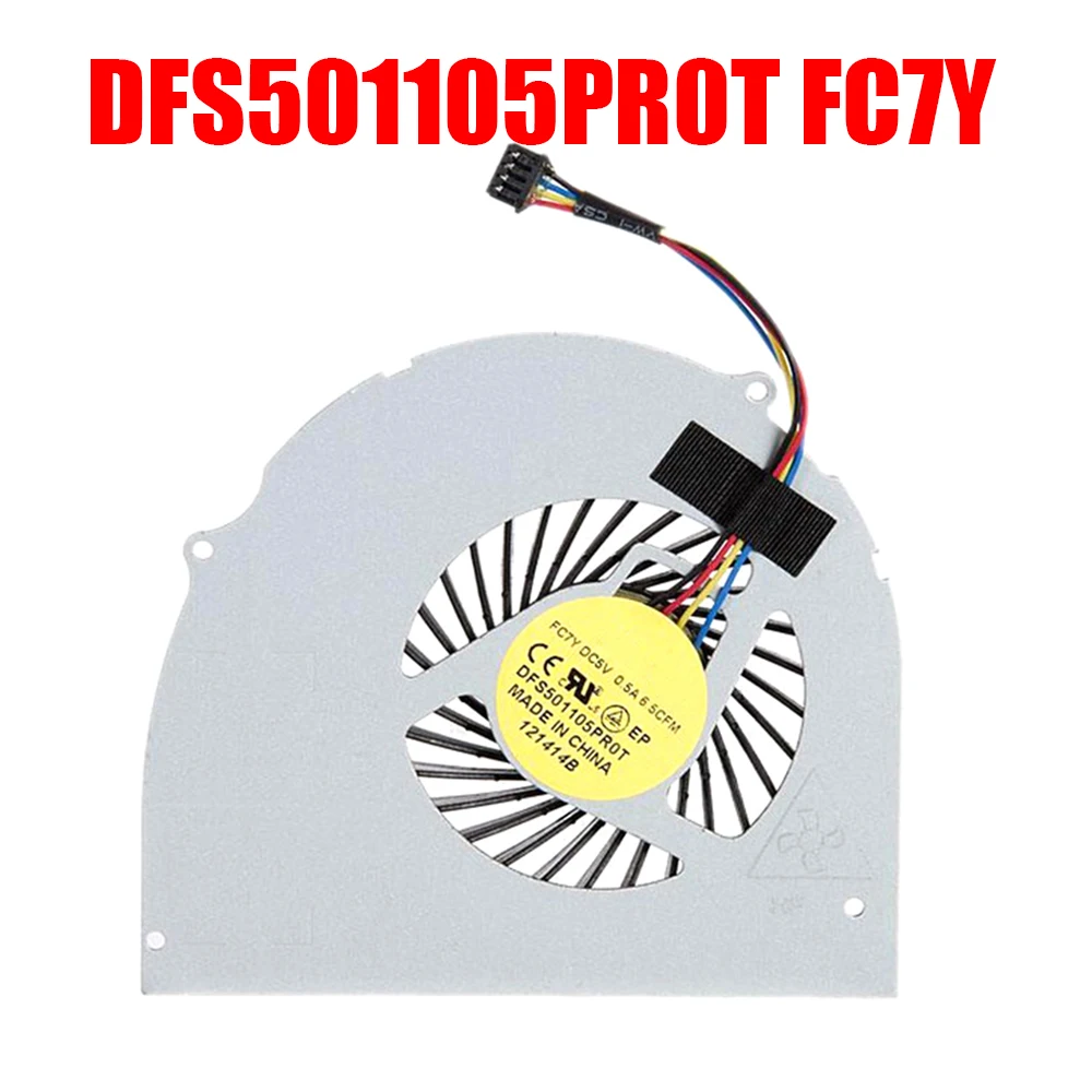 Laptop CPU Fan For DELL For Latitude E6540 DFS501105PR0T FC7Y DC5V 0.5A New