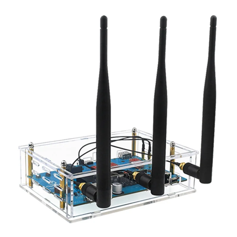 For Banana Pi Openwrt One Protect Case Forbanana Pi Openwrt One Acrylic Case Can Available External Antenna,Requisite