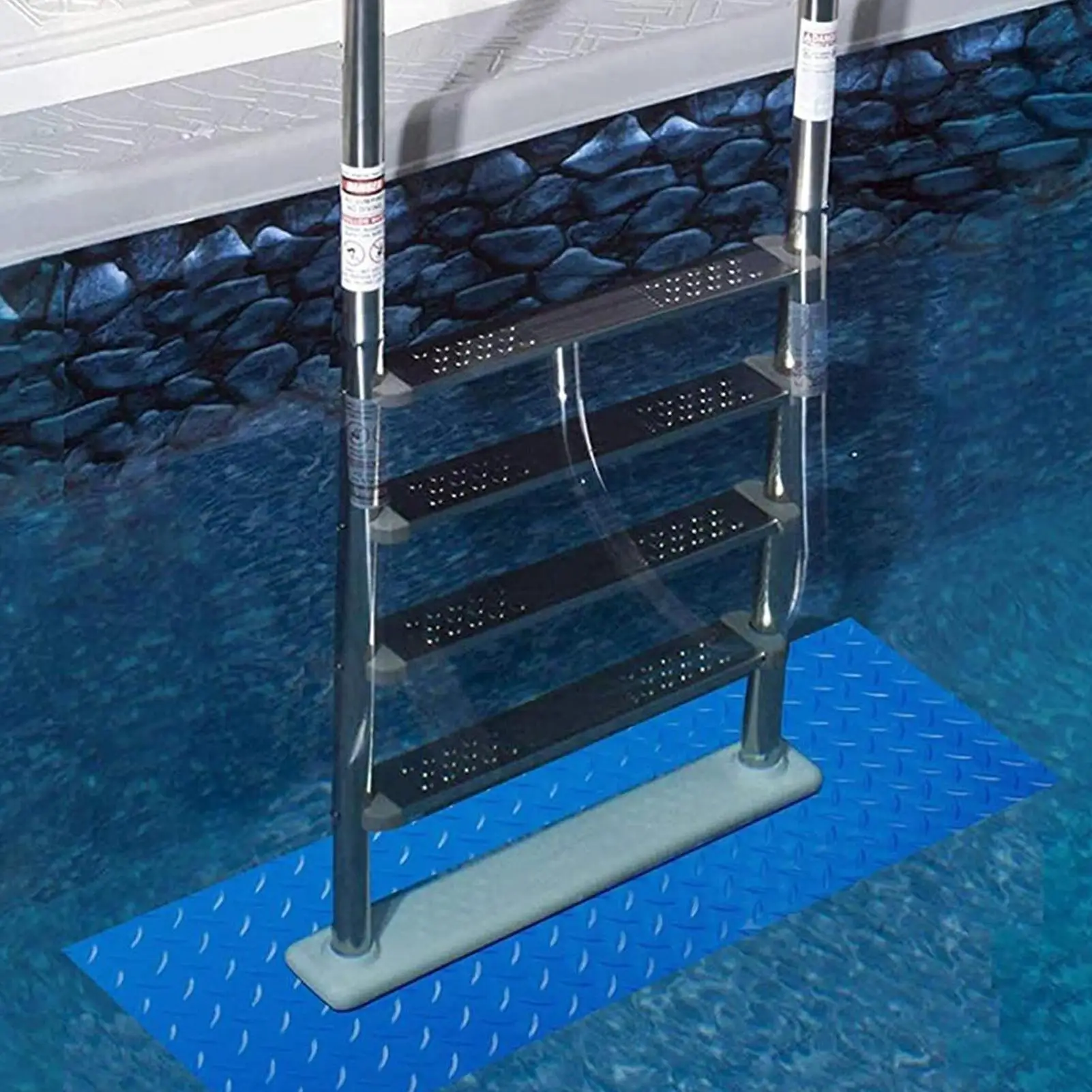 Piscina escada esteira de segurança antiderrapante piscina passo almofada barco deck anti deslizamento pedal esteira piso marinho iate escada almofadas