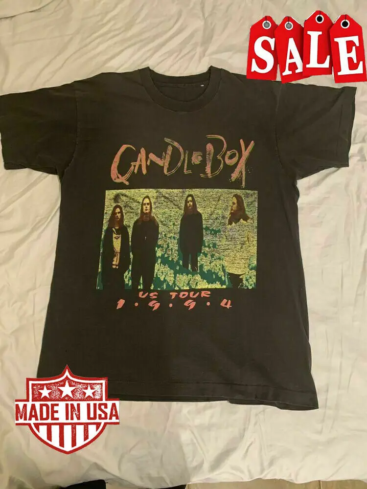 

Vintage Candlebox Us Tour 1994 Short Sleeve Black Men S-234XL T-Shirt AA5002