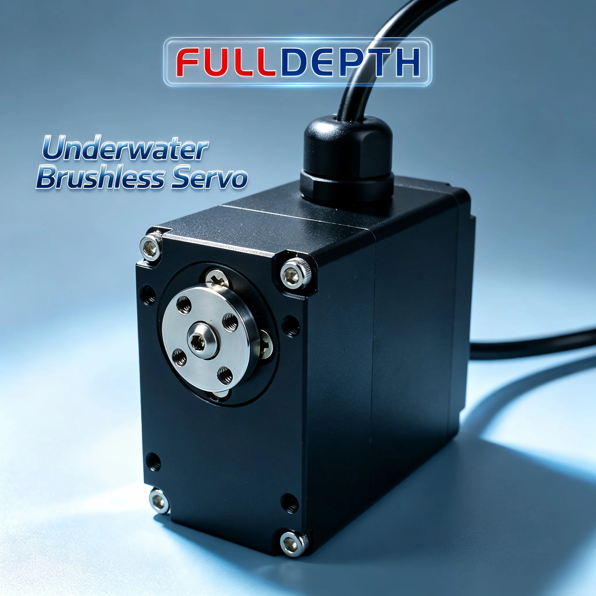 FD-ROT104 Custom Waterproof Metal Underwater Servo for s 300m Depth 21kg Rated Torque 8.4-16V FullDepth