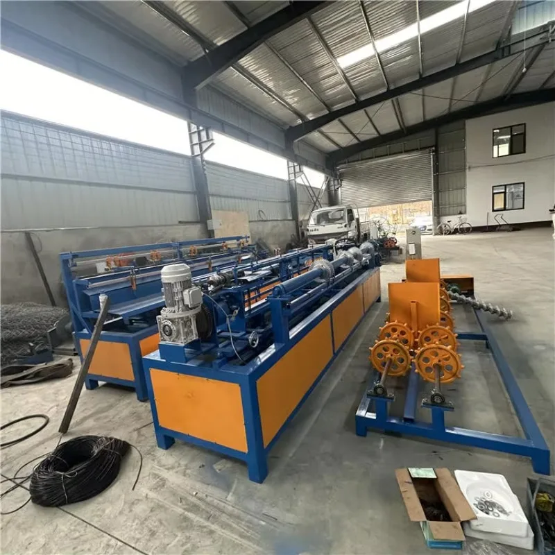 Customized Cost-Effective Semi-Automatic Chain Link Fence Making Machine For Small-Scale Residential Complexes