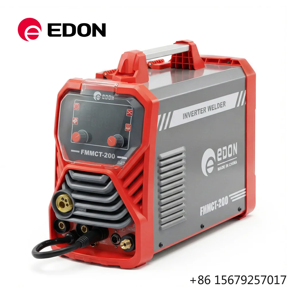 EDON Poste a Souder 4 En 1 220V Multiprocess 4 in 1 Mig Mma Cut Tig Welding Machine